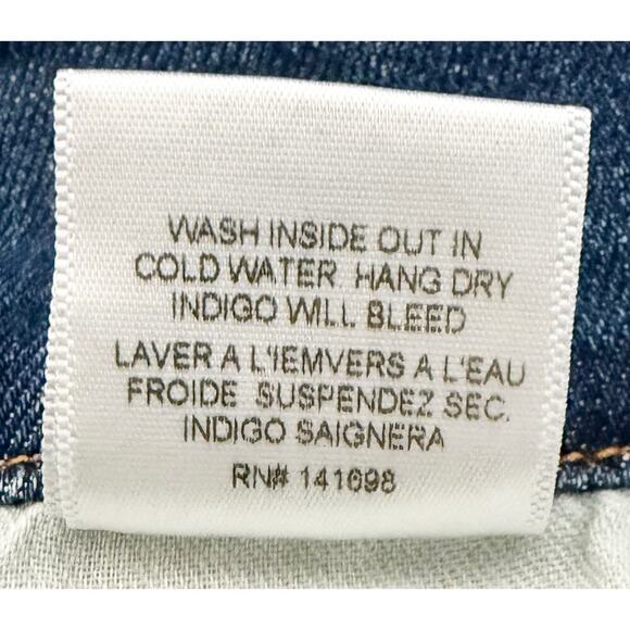 Ramy Brook Women's Karter High Waisted Denim Skirt Snap Up Front Stretch 25 XS - Picture 10 of 15